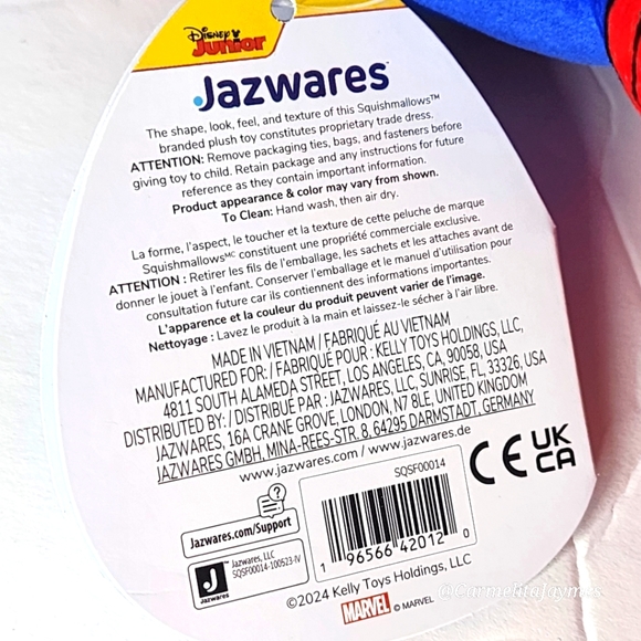 SPIDEY 🕷 Disney Marvel Spidey & Amazing Friends HugMees ☆》NWT《☆ - Picture 8 of 8